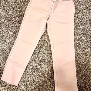 Ann Taylor Blush Pale Pink Ankle Pants